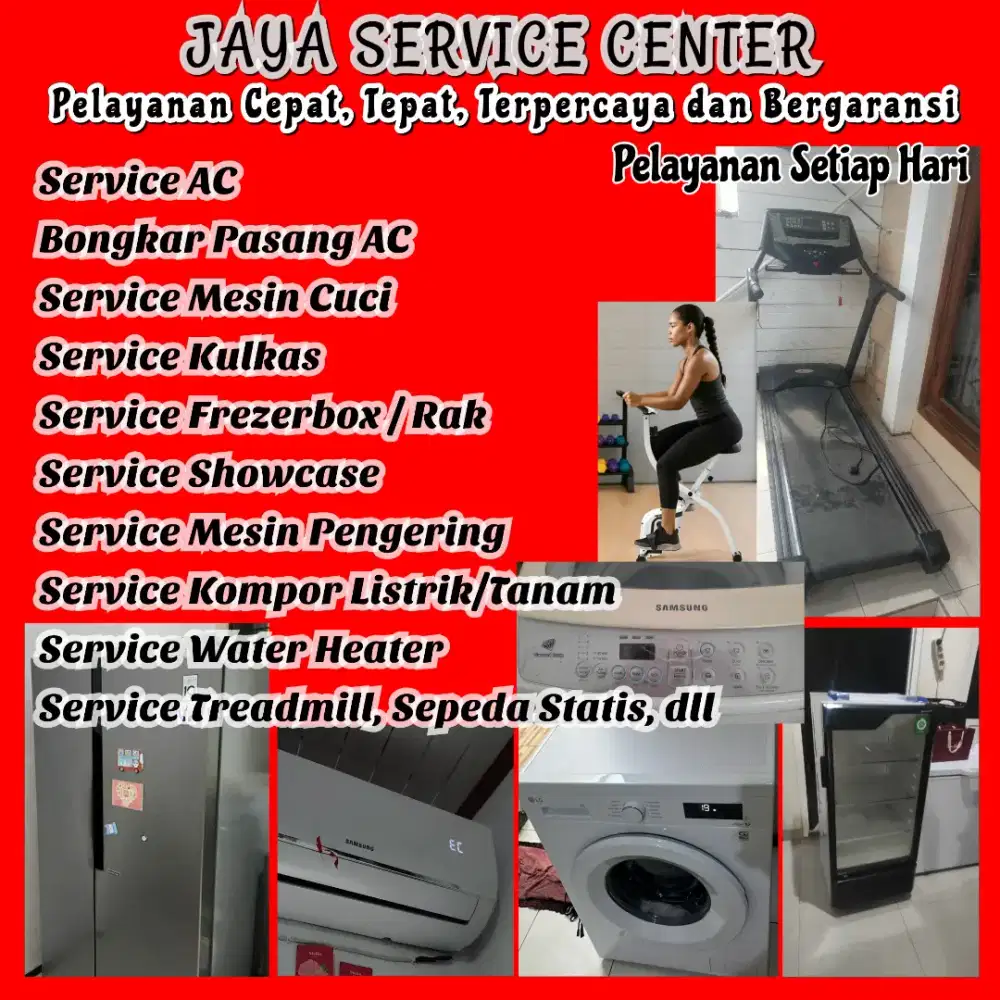 Service Kulkas Frezer Mesin Cuci Bongkar Pasang Servis AC Speda Statis