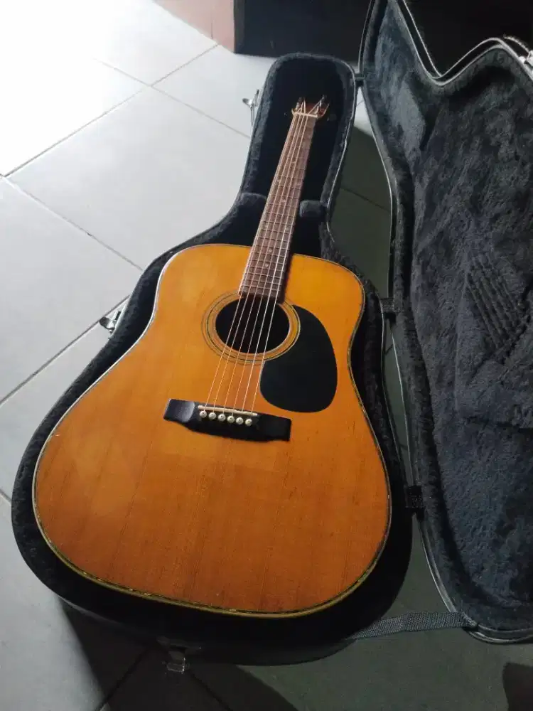 Gitar akustik elektrik ori aria japan langka mantap nett