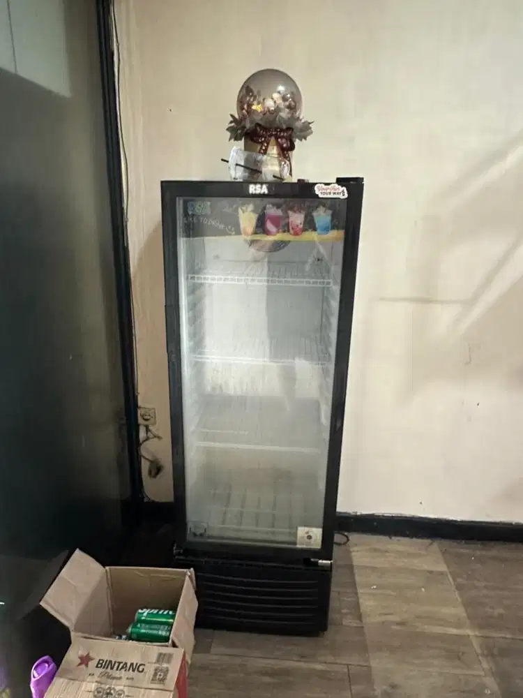 CUCI GUDANG KULKAS CHILLER SHOWCASE MERK GEA RSA