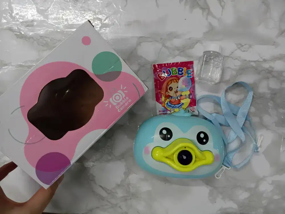 Mainan pembuat Bubble bentuk kamera