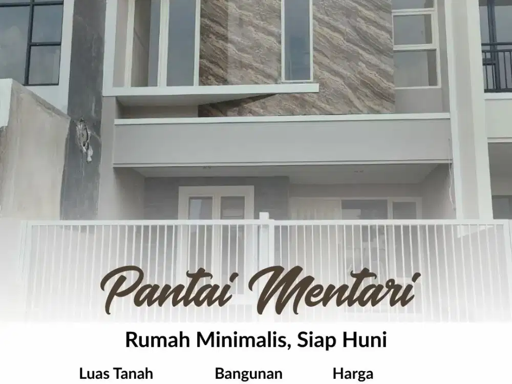 Rumah Pantai Mentari Minimalis Siap Huni
