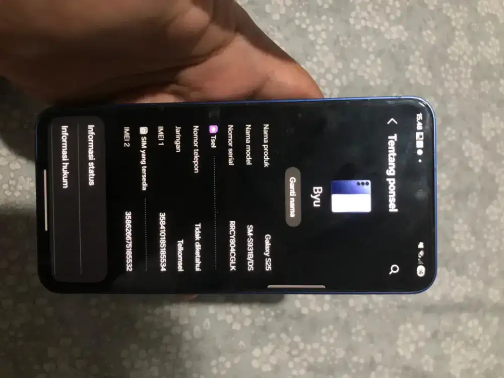 Samsung S25 12/256 Navy