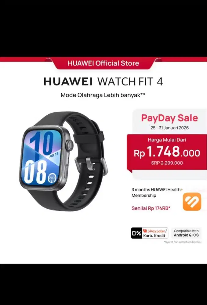 I watch huawei fit 4