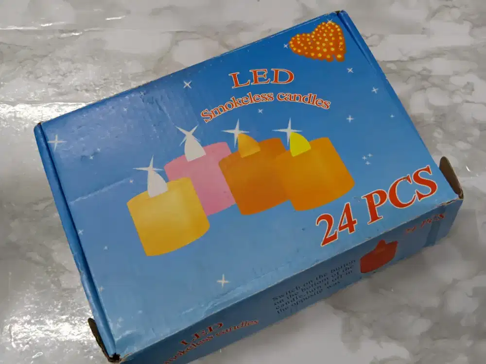 Lilin LED Tanpa Asap Candle Smokeless