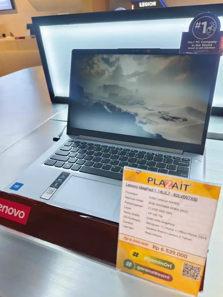 Lenovo Ideapad 1-14IJL7

Intel Celeron N4500