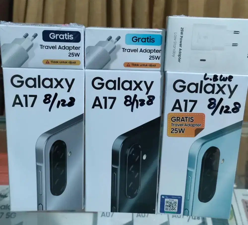 New Samsung Galaxi A17-8/128 4G Garansi Resmi