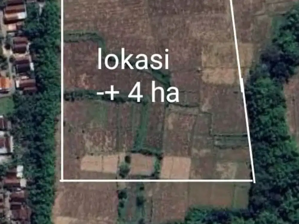 Dijual Tanah Zona Industri Lokasi Nganjuk,Jawa Timur Luas 4 Ha BU!!!