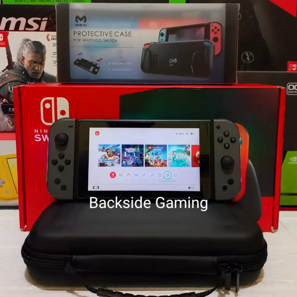 Nintendo Switch C F W 128GB Fullset