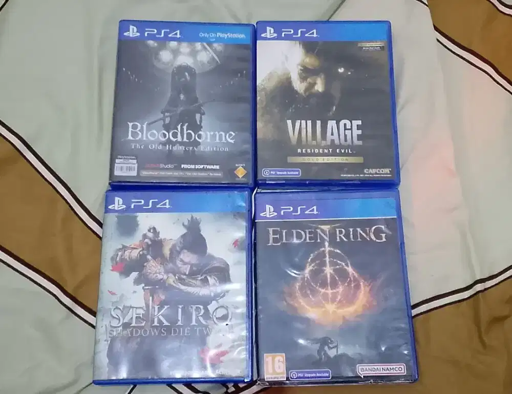 Jual 4 kaset ps4 second, baca keterangan