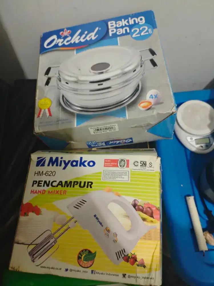 Jual mixer Miyako & baking pan ( loyang bolu)
