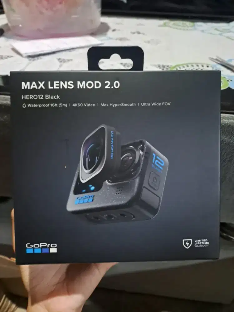 Max lens mod 2.0 hero 12 black lensa gopro