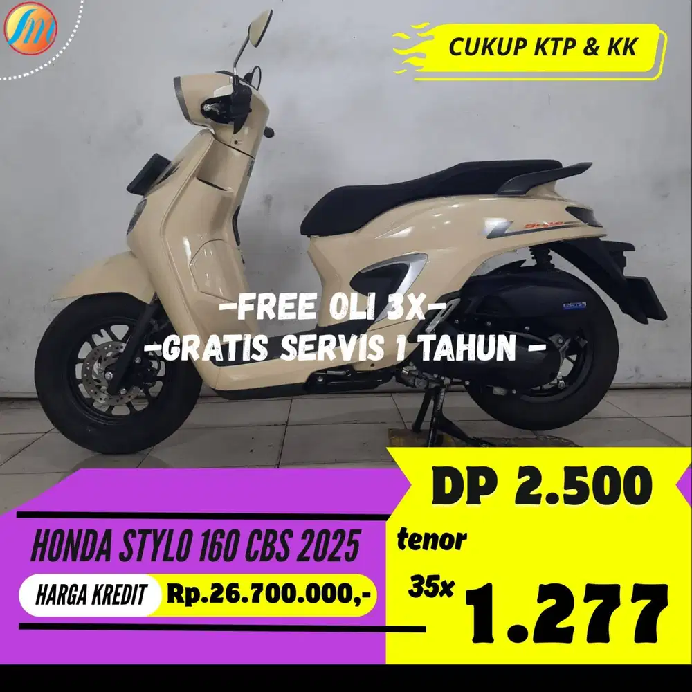 KTP DAERAH BISA KREDIT HONDA STYLO 160 CBS 2025 ANGSURAN TERJANGKAU