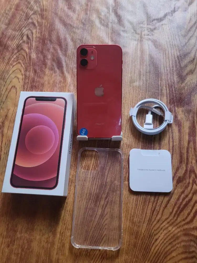 Iphone 12 mini 64gb red inter all operator fulset mulus normal nominus