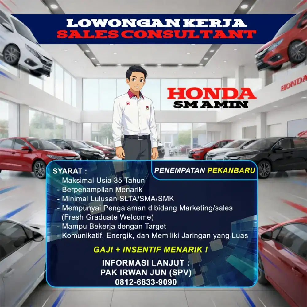 Lowongan kerja sales Mobil