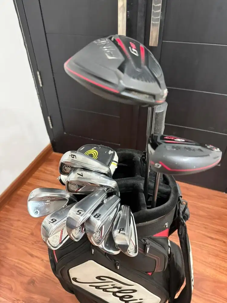 Jual fullset golf bag second (bisa ketengan)