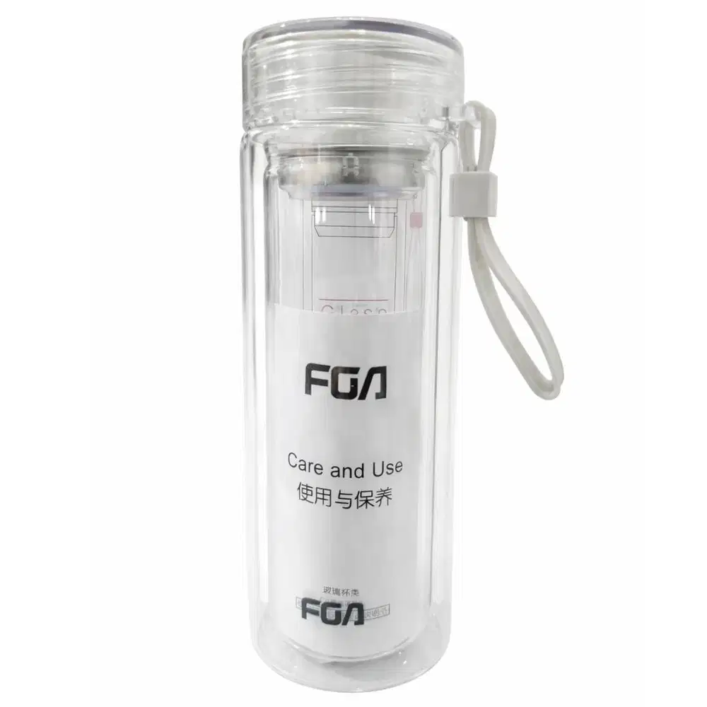 [PII-66] BARU Botol Kaca FGA Glass Cup 320mL 4PCS