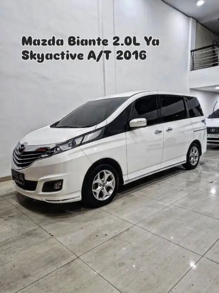 (TDP 28JT) BIANTE 2.0 Skyactiv A/T 2016 / 2017 mazda putih voxy serena
