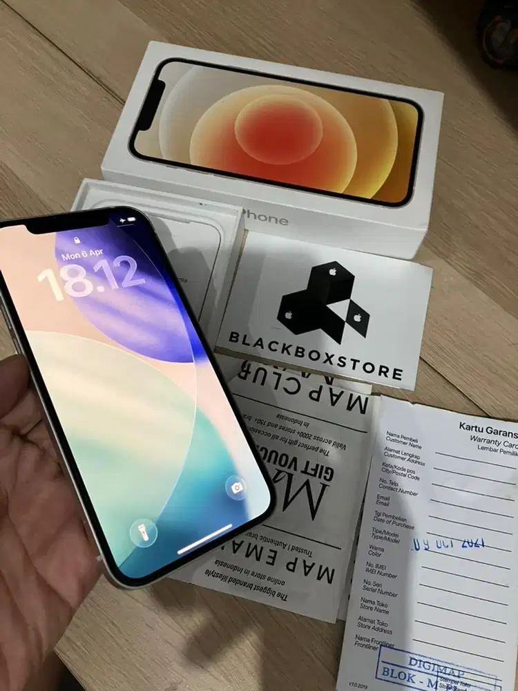 IPHONE 12 DIGIMAP 256GB RESMI INDONESIA IBOX