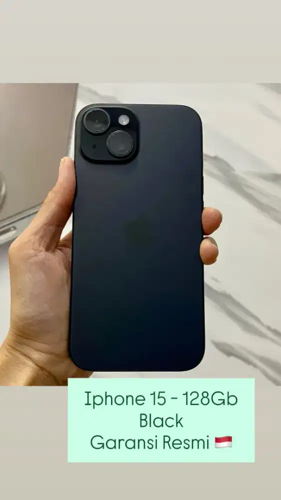 Iphone 15 128gb black ibox