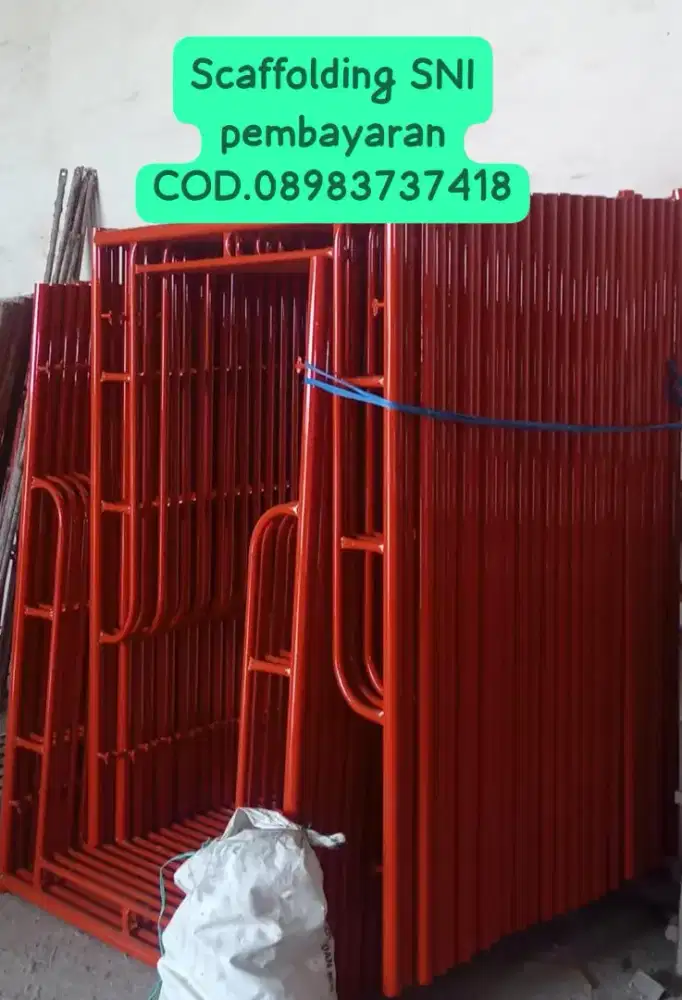 Jual dan sewa scaffolding SNI tinggi 170 tebal pipa 1,8ml bisa cod