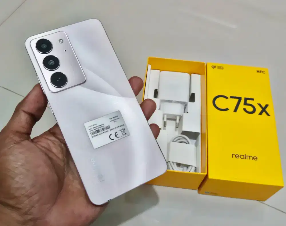Realme c75x anti air ram 8/128 fullset