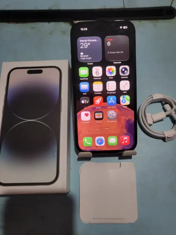 Iphone 14 Pro 256gb Balck Inter Fullset All Operator