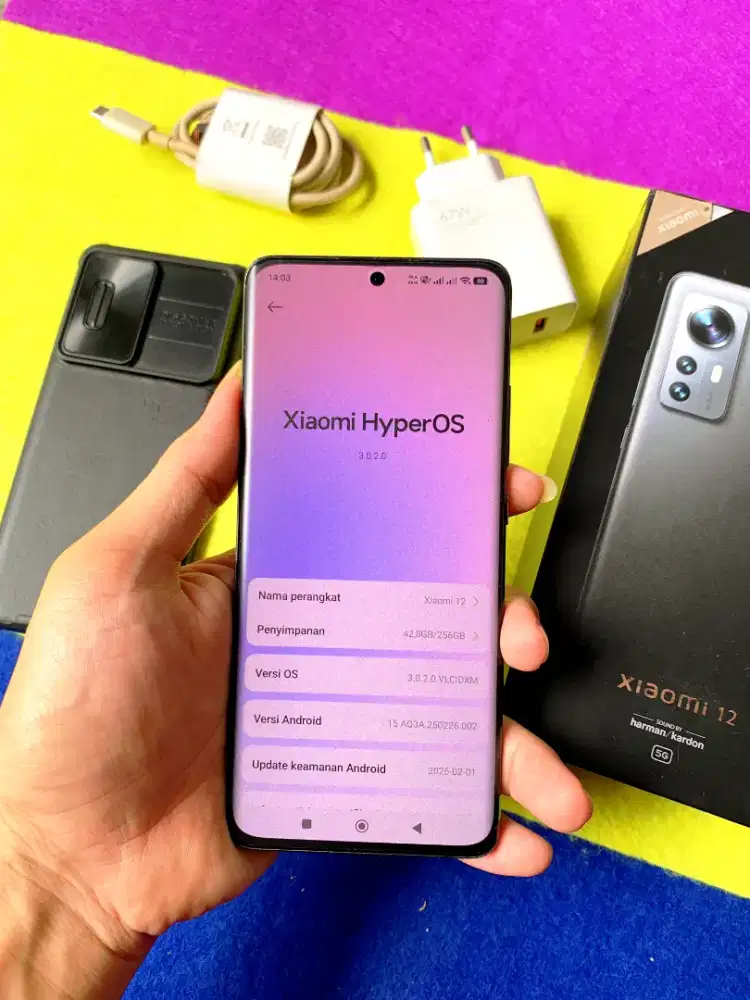 Xiaomi 12 8/256 | lengkap | baca deskripsi | Harga net