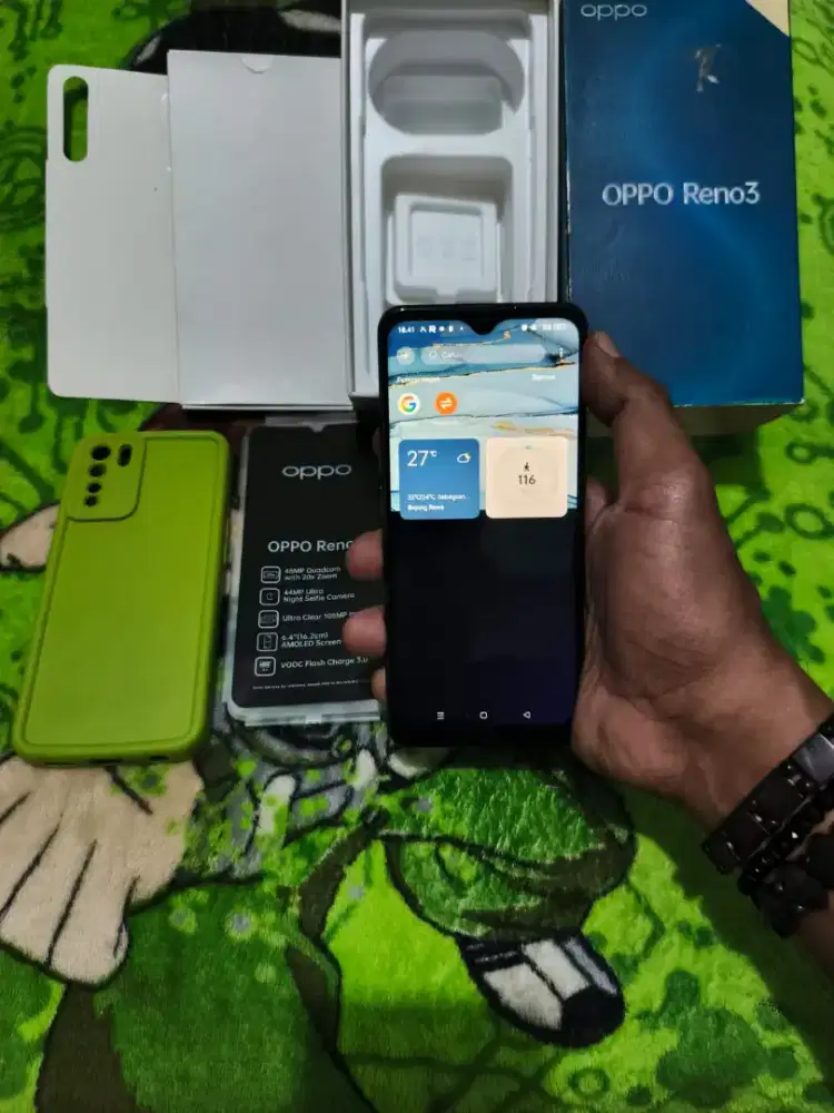 OPPO RENO 3 8+3/128GB BLACK HP DUSBOOK ONLY MINUS LAYAR LCD
