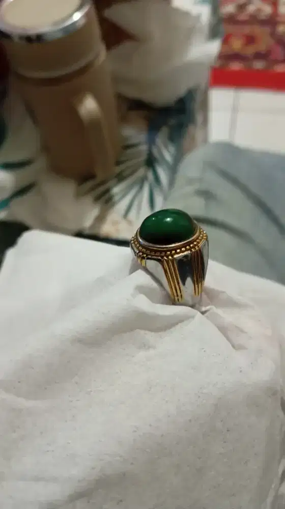 Cincin batu bacan glowing cakep
