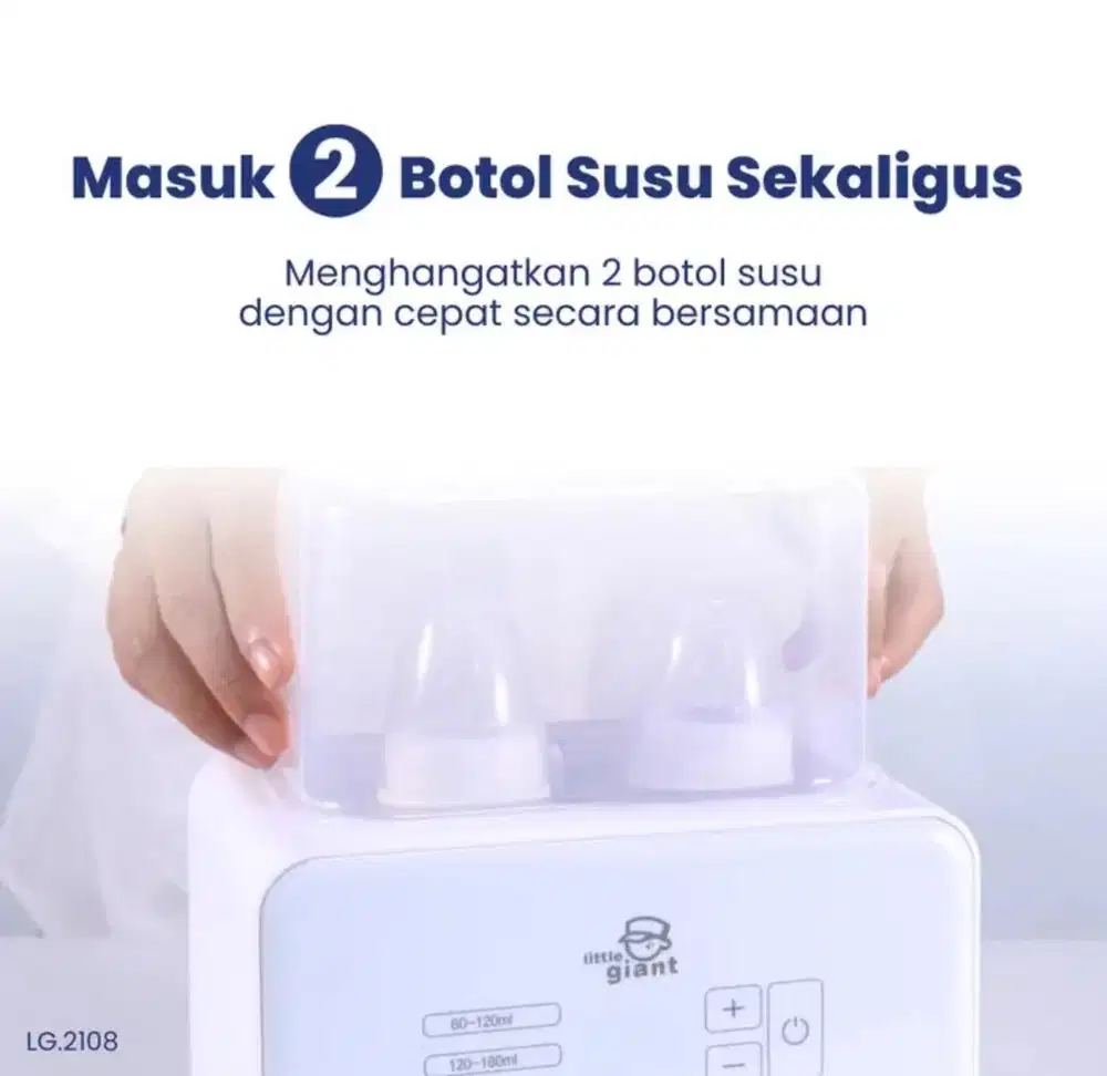 Milk warmer sterille botol susu penghangat asi little giant double