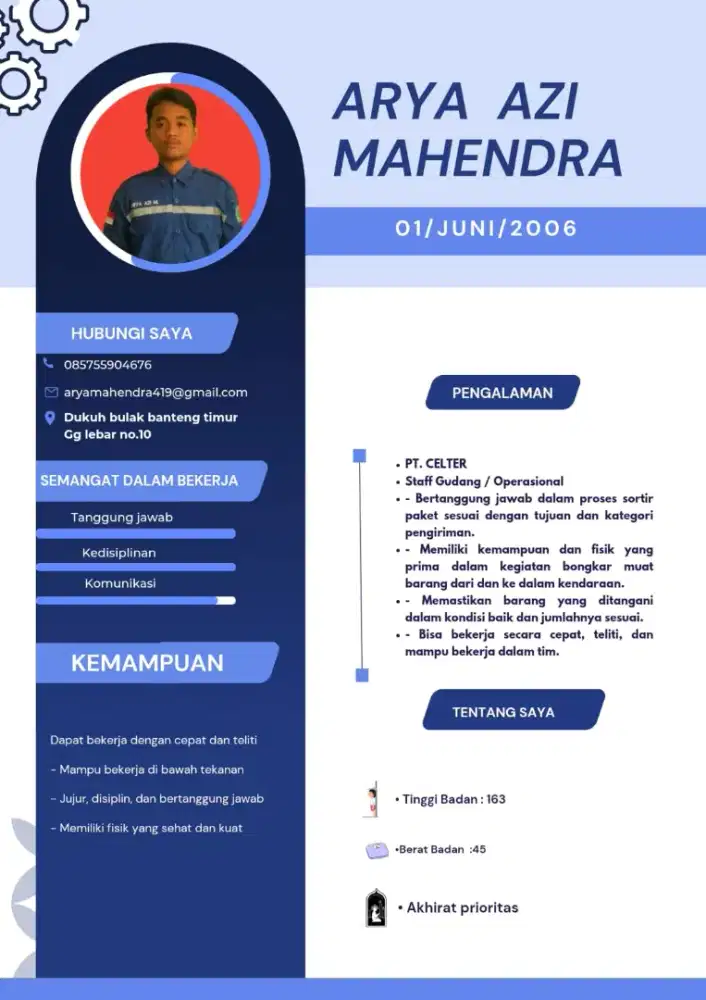 Siap bekerja hari ini