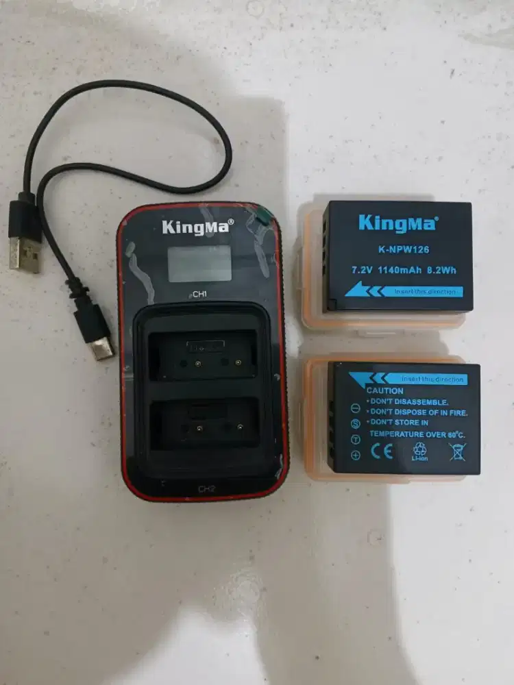 Baterai Fujifilm NPW-126 ( Kingma) untuk XA-3, XM-1 dan lainnya