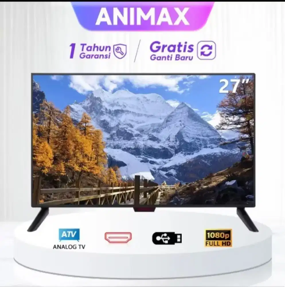 ANIMAX LED 27 INCH ANALOG TV