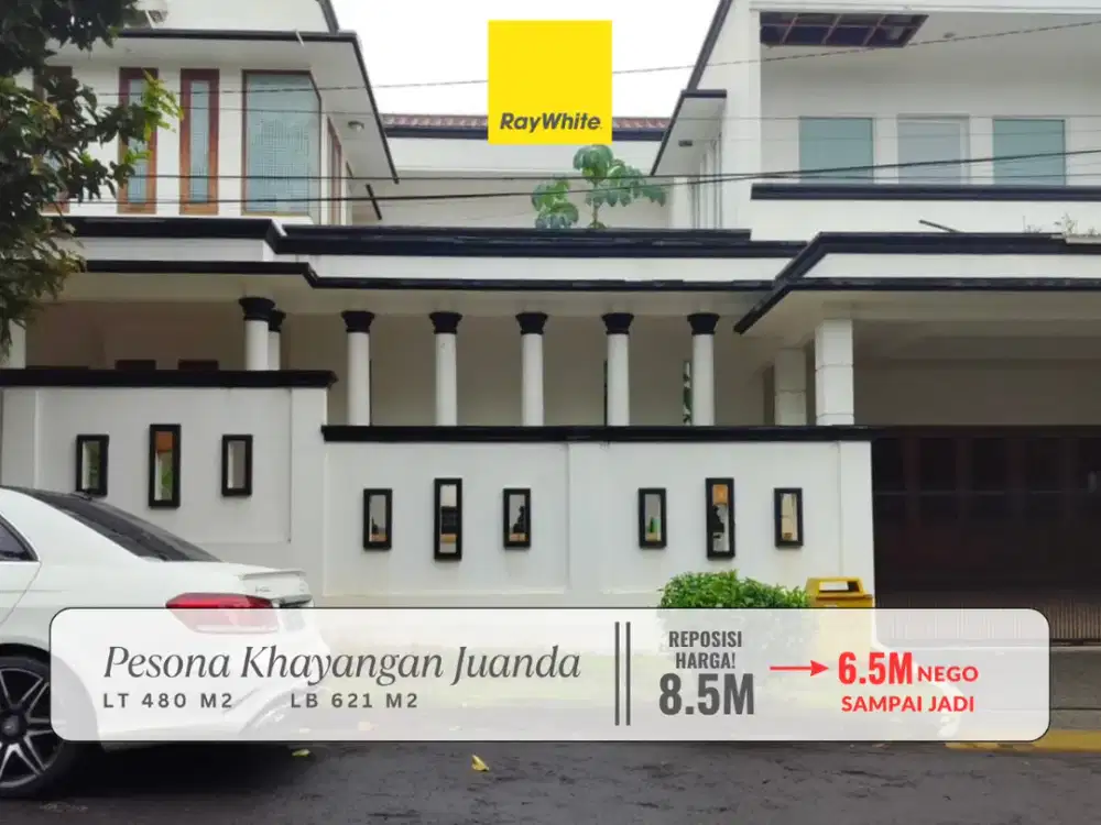 Dijual Rumah Furnished Brand New Harga miring di Kawasan Pesona Khayangan Juanda