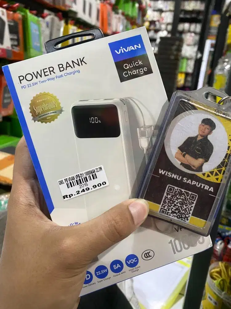 PB VIVAN VPB-D11 10.000MAH 22.5W|ATLANTIS DAHSYAT