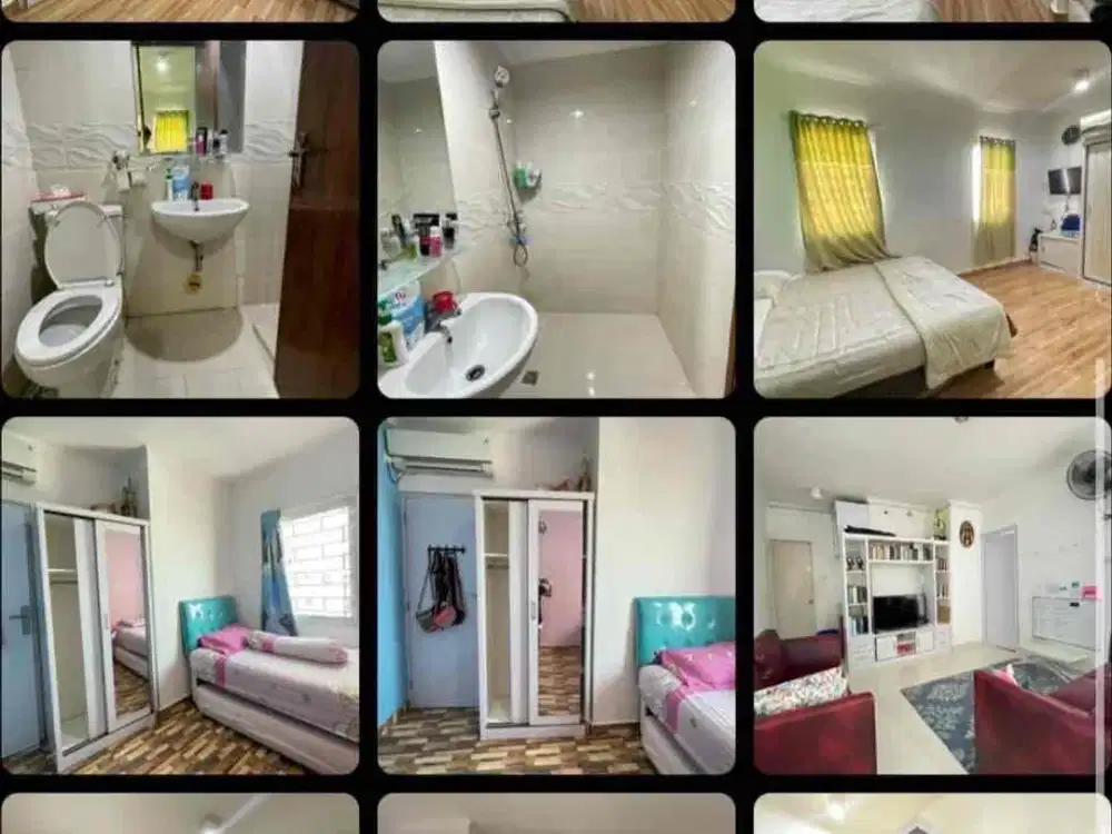 Disewakan apartemen mediterania kelapa gading 3 kamar furnish bulanan , tahunan