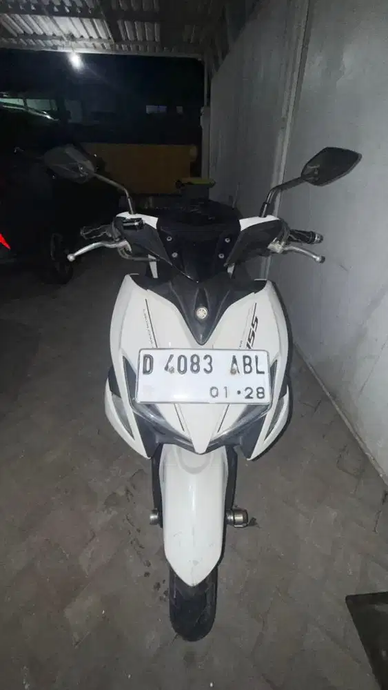 Motor Yamaha Aerox 155cc ABS Putih Panjak Panjang