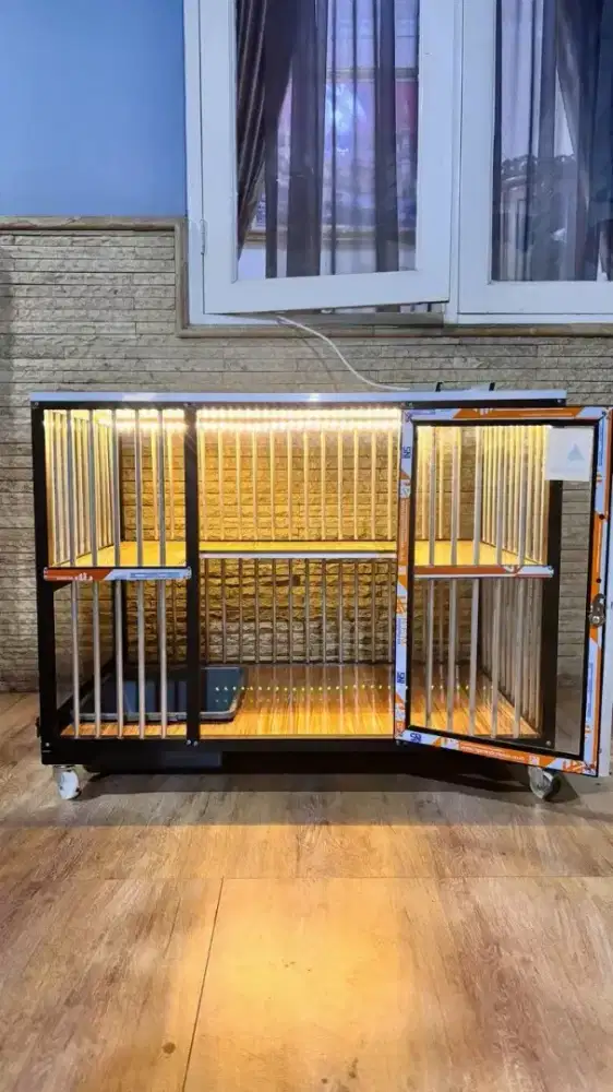 Kandang kucing alumunium 1 pintu