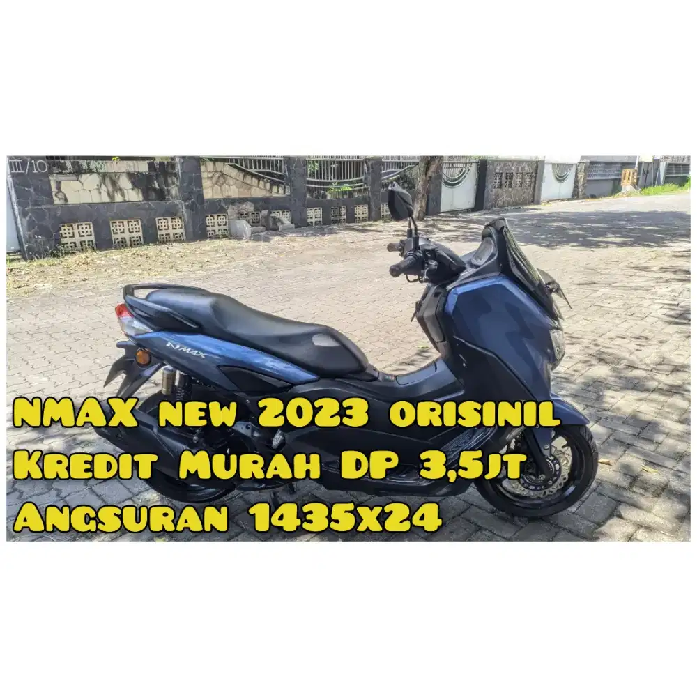 NMAX new 2023 Biru Glossy km30rban Full Orisinil
