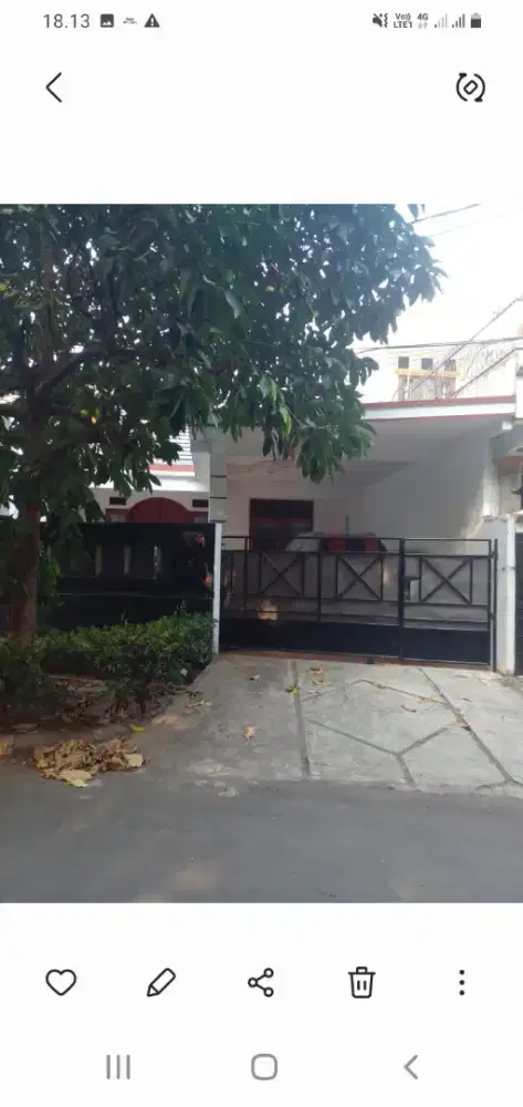 Jual rumah pribadi di Pondok Kelapa Jakarta Timur