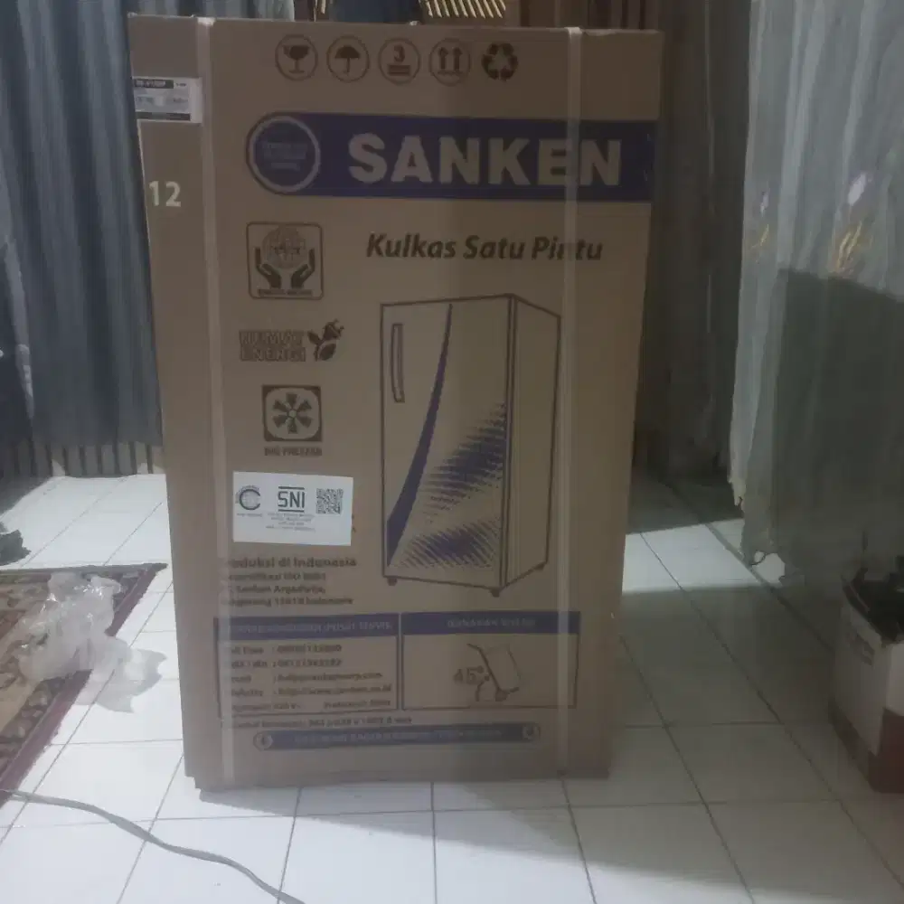 Jual kulkas 1 pintu masih segel