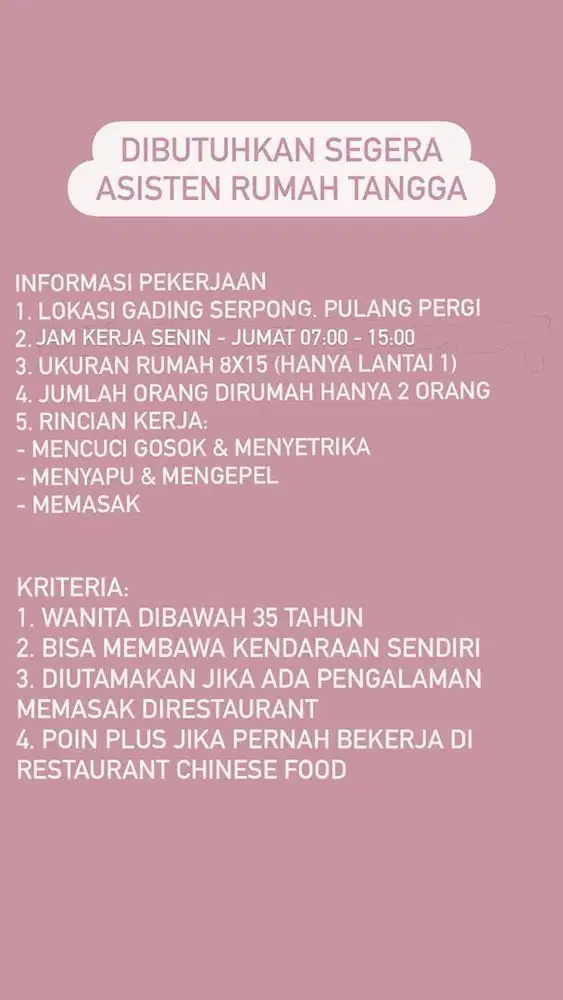 Asisten Rumah Tangga