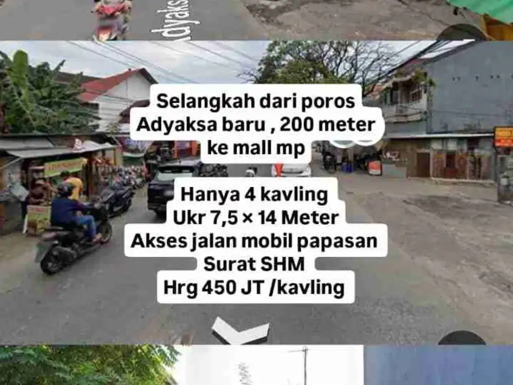 KAVLING ADYAKSA BARU DEKAT MALL PANAKKUKANG