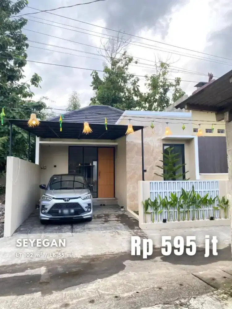 Dijual Rumah Baru di Seyegan dekat Rumah Sakit At-Turots
