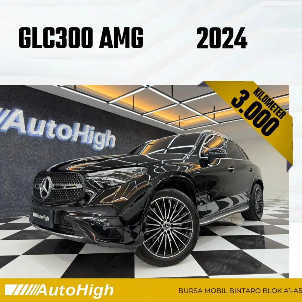 DP10% [Km3.000] GLC300 AMG 2024 Black / GLC 300 Reg 2023 #AUTOHIGH