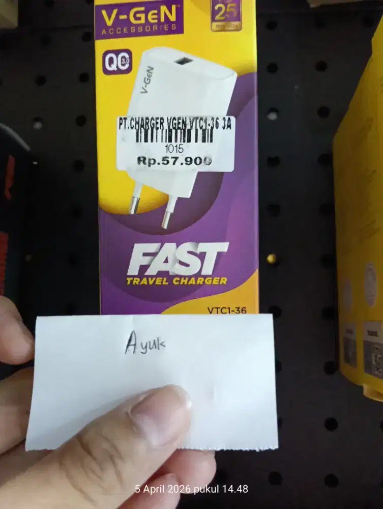 PT CHARGER VGEN VTC1-36 3A | ATLANTIS DAHSYAT