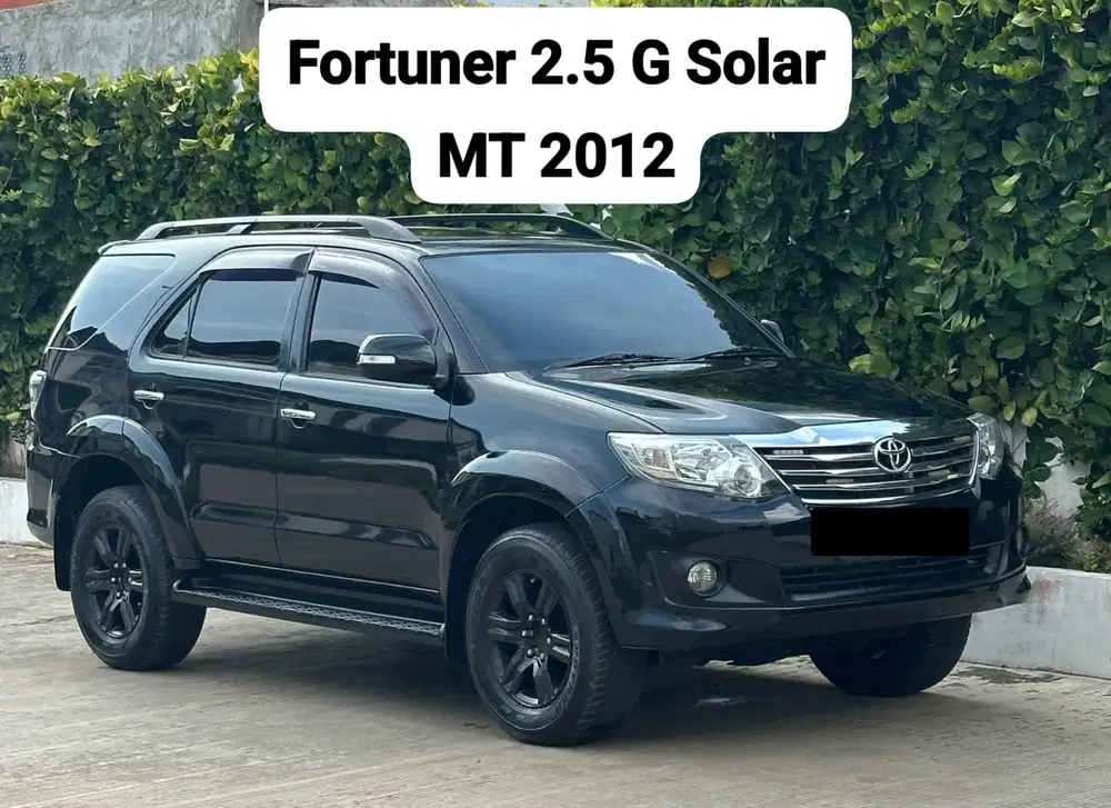 Fortuner 2.5 G Solar MT 2012 (Km 150 ribuan)