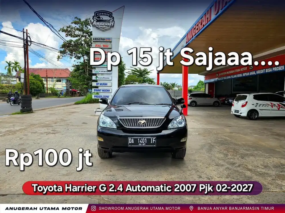 Dp15jt Toyota HARRIER 2.4 G 2007 Automatic Pjk02-2027