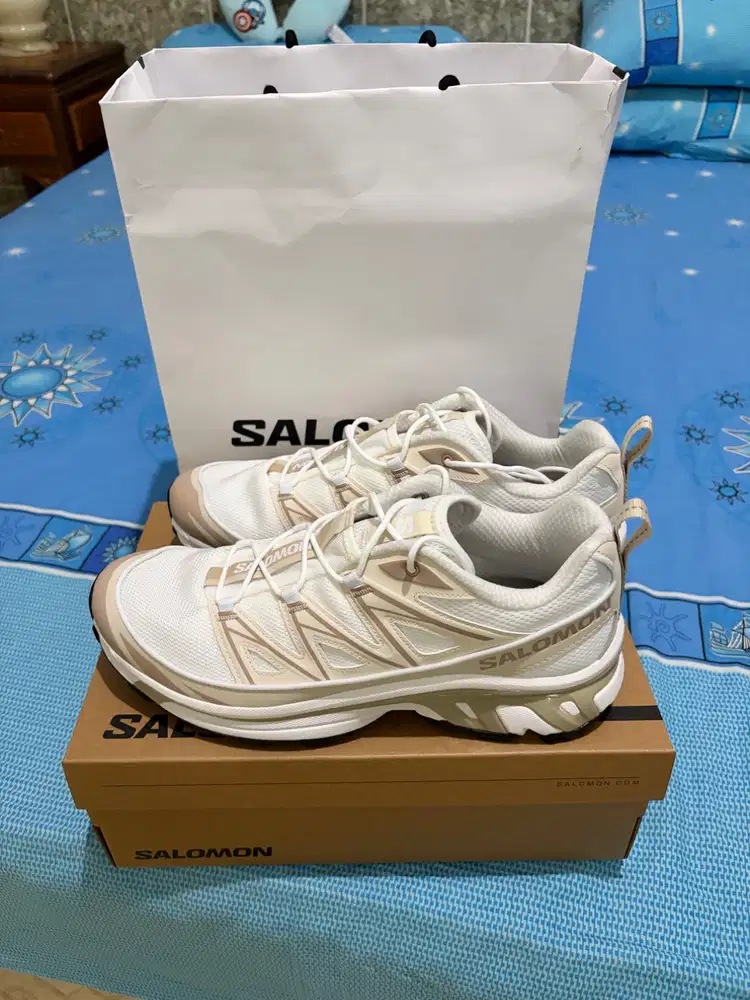 SALOMON XT-6 EXPANSE Unisex White / Rainy Day / Oxford Tan EUR 44