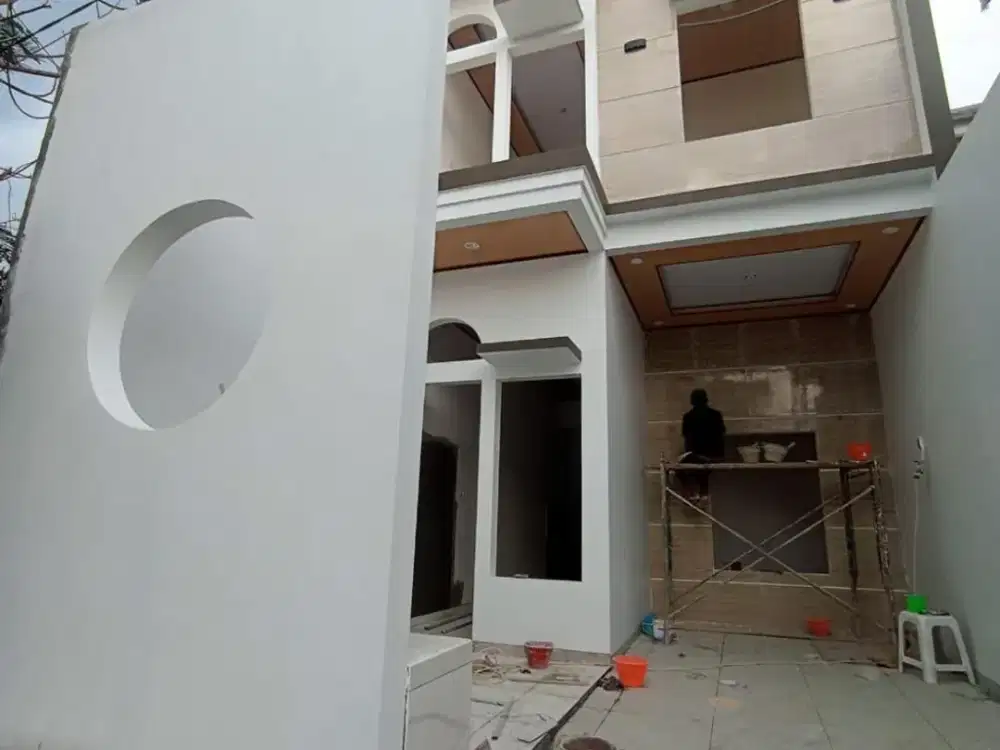 Dijual Rumah Murah Baru Minimalis 2 Lantai Strategis Di Medayu Utara Dekat Merr Surabaya   Luas Tanah 50